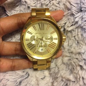 Gold Michael Kors watch